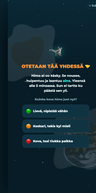 Himo-SOS -näkymä